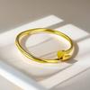 Niche Versatile Style Light Luxury Peach Heart New Ins Bracelet