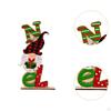 Christmas Wooden Letter Ornament Decoration Craft Gift Decorative Tabletop for
