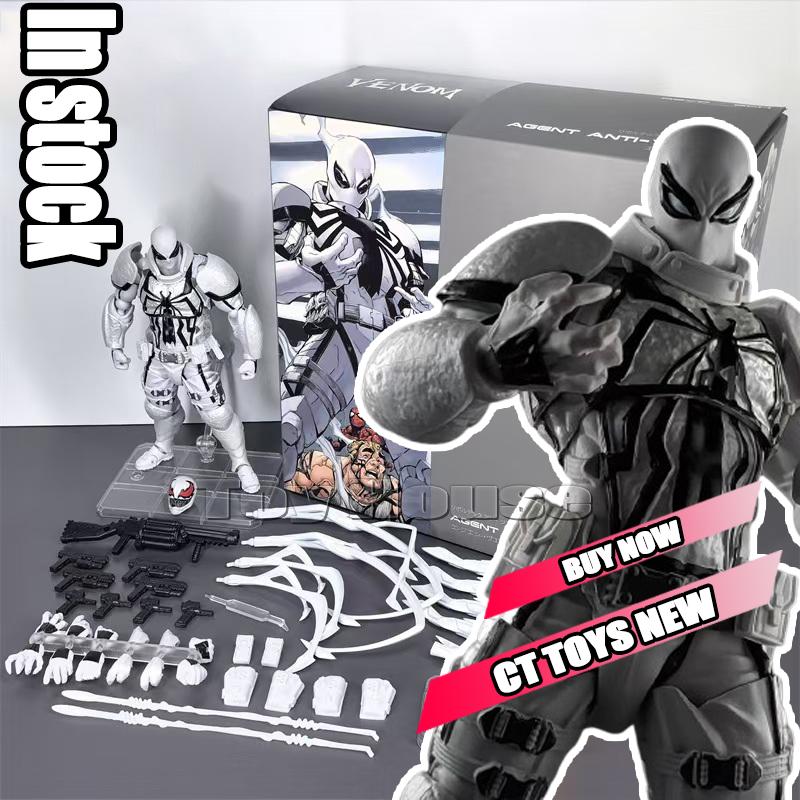In Stock Full Range Ct Toys Spiderman Mafex 143 Ben Reilly Comic Ver The Amazing Spider-Man 001 Anime Action Figure Toys Gift