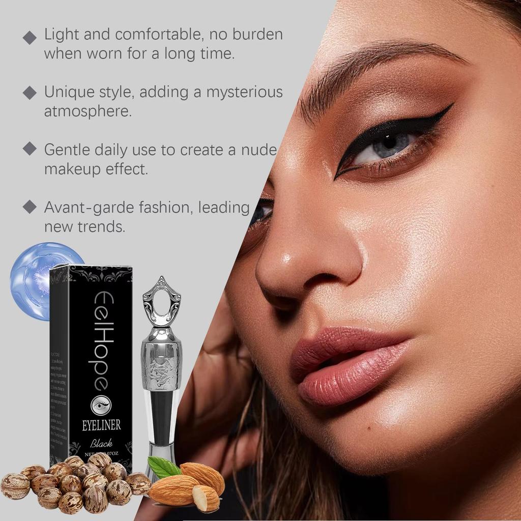 Waterproof Eyeliner Colours Lasting Sweatproof Quick Drying Smooth Black Liquid Eyeliner Natural Makeup Tools Cosmetics