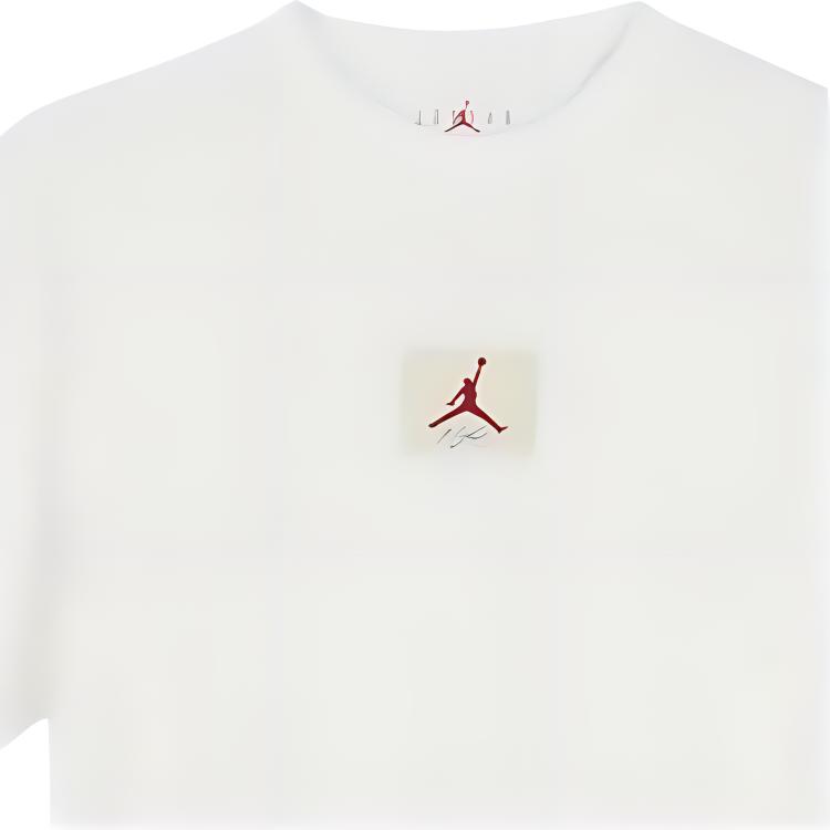 Jordan X Two 18 Co-Branded Logo Patch Pullover Crew Neck Short Sleeve T-Shirt Men Tops White DV6963-133