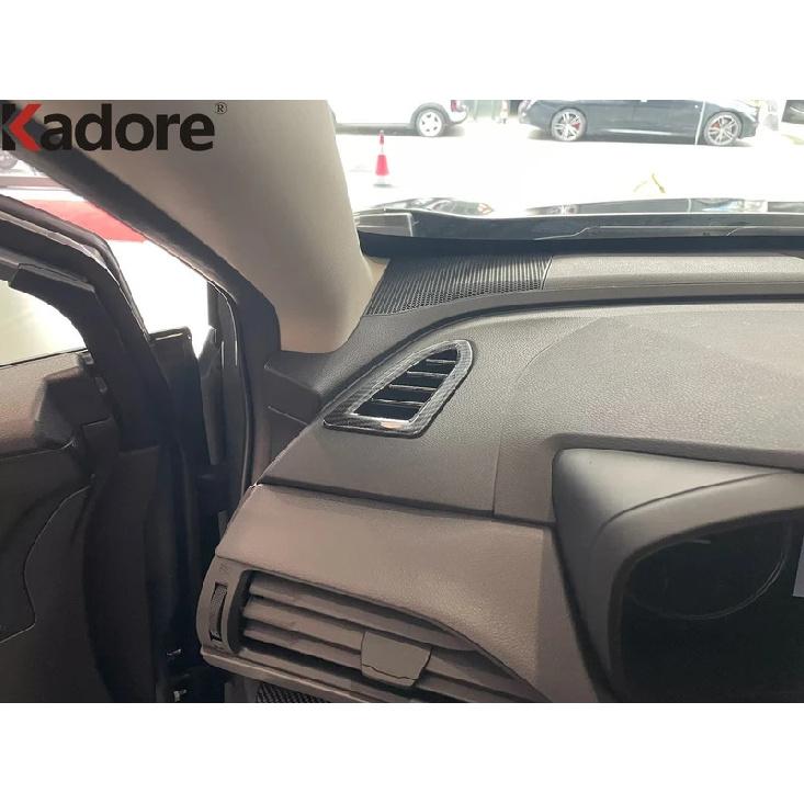 For Subaru Forester 2025 2026 Carbon Fiber Car Front Upper Air Condition Vent Outlet Cover Molding Trim Inteiror Accessories