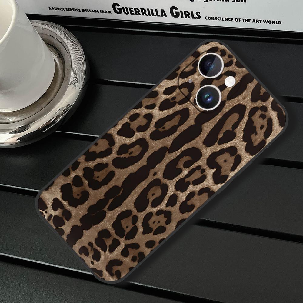 Leopard Print Phone Case For IPhone 11,12,13,14,15,16,XS,XR,X,Mini,Pro,Max,Plus,Shell,Cover