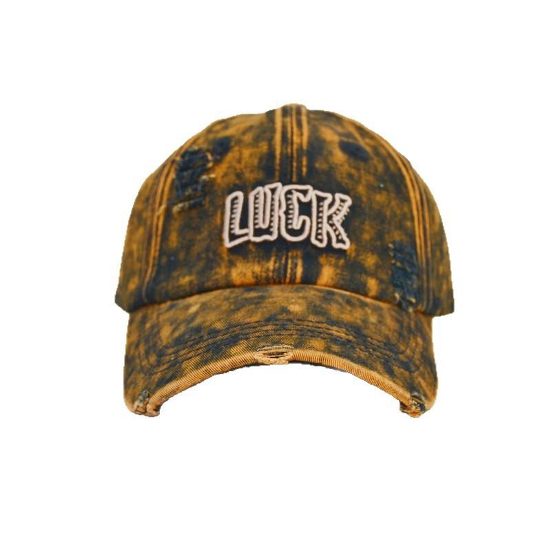 Vintage Cotton Baseball Cap With Embroidery And Wide Brim For All Seasons