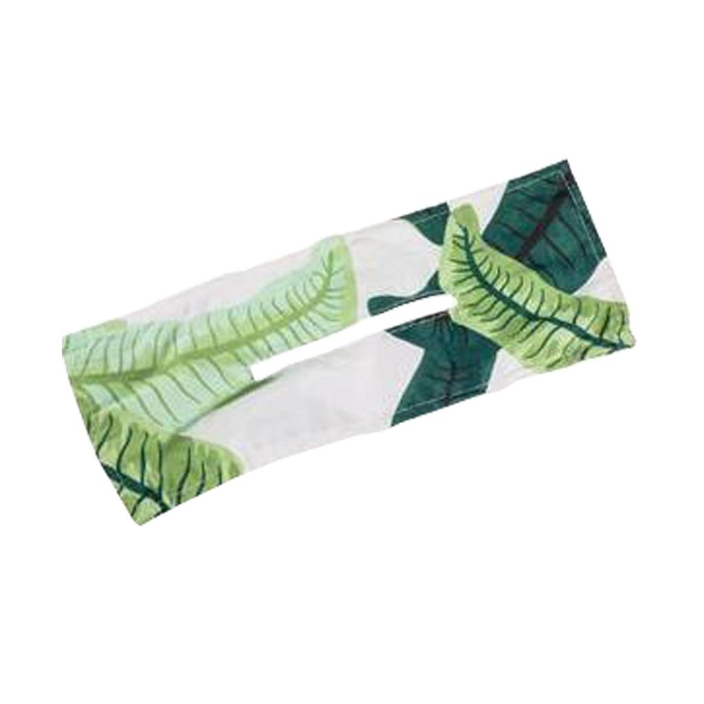 Deft-Bun Fashion Hair Bands Women Summer Knotted Wire Headband Print Hairpin