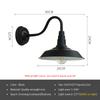 Retro Wall Lamp LED Outdoor Indoor Waterproof Moisture-proof Practical Lighting Fixture Rust Colored Black Decorative Home Decor