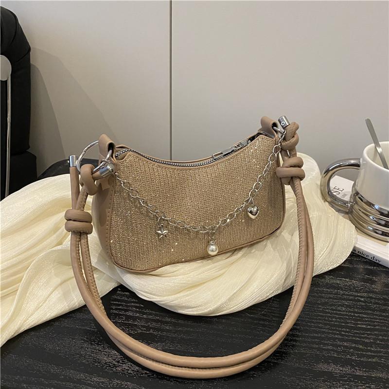 This year's popular shoulder bag women's bag 2025 new trendy literary and foreign style chain messenger bag fashionable chain dumpling bag