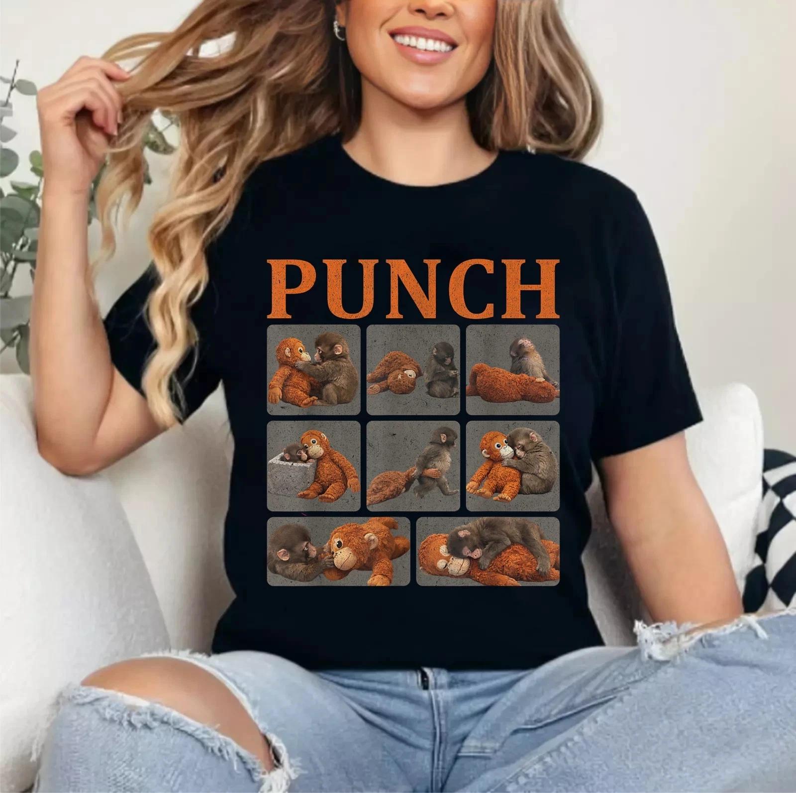 Cute Monkey Punch T-Shirt S