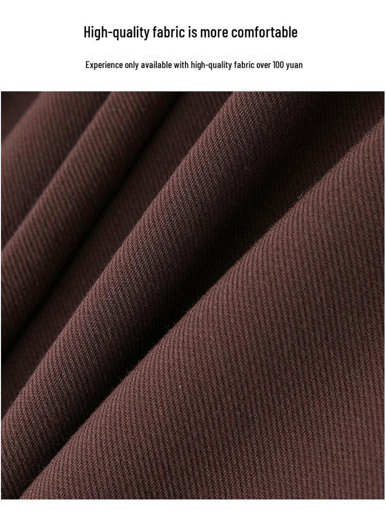 Pantalon de costume large taille haute pour femme - Grande taille, Coupe ample, Idéal pour le printemps et l'automne