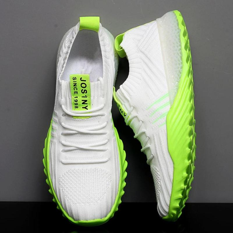 Platform Women's Sports Shoes Wedges Lace-up Breathable Running Shoes Mesh Outdoor Vulcanize Shoes Zapatos Mujer