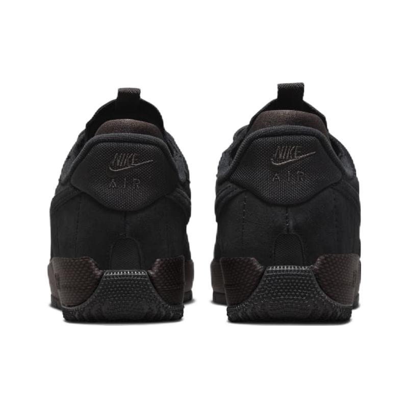 New Nike Air Force 1 Wild Low Black Velvet Brown Women's FB2348-001