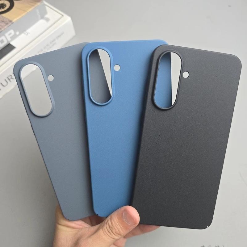 For Samsung A17 Sandstone Frosted Hard PC Case Matte Back Cover for Galaxy A 17 A36 A56 A55 Anti-fingerprint Shell Ultra-thin