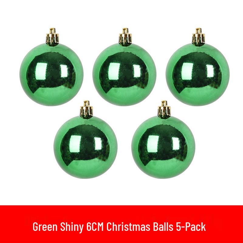 6-30cm Christmas Ornaments: Shiny, Matte & Glitter Balls In Gold, Silver, Red & Green - Plastic Tree Decorations