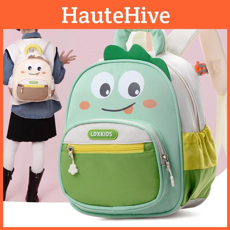 Childrens Cute Backpack Cartoon Design Unisex Student School Bag Waterproof Kids