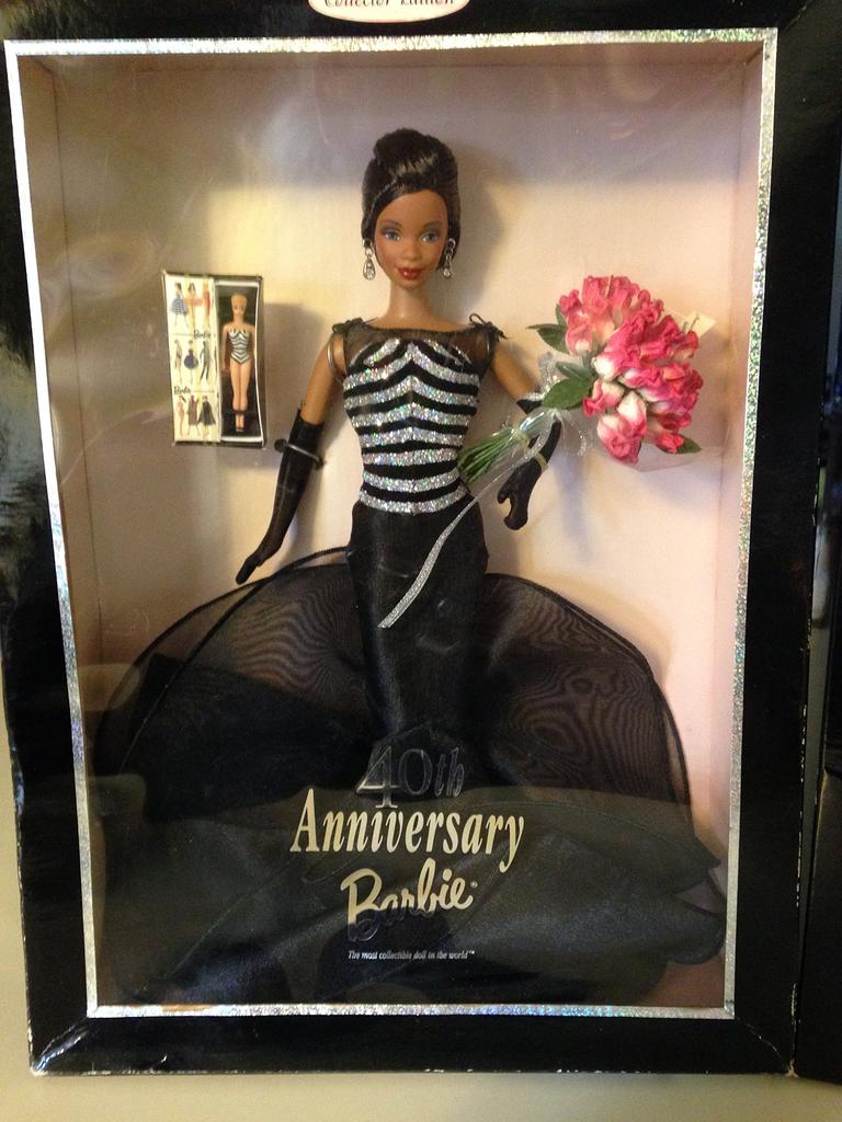 40th Anniversary Barbie Doll (Black)