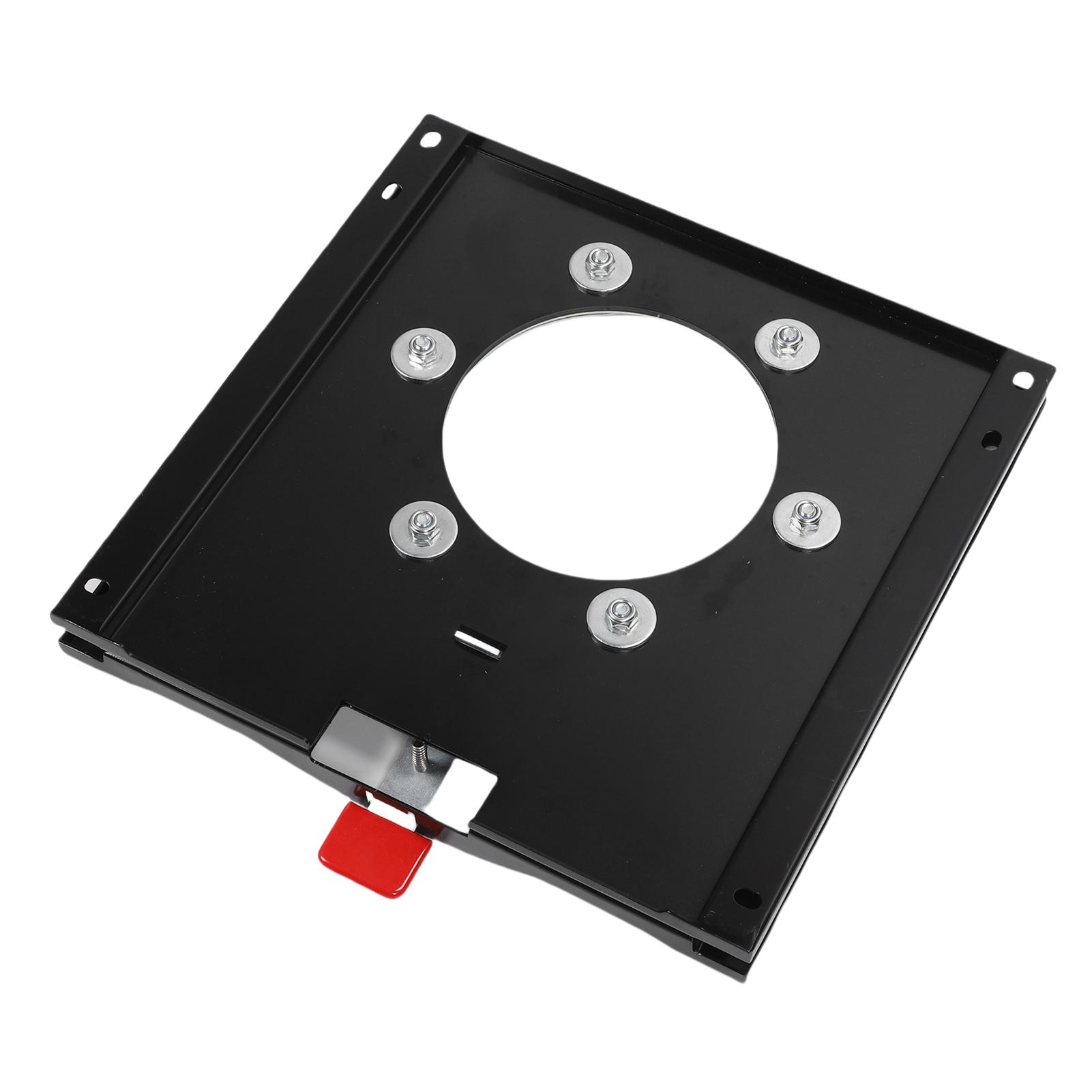 Seat Swivel Base Heavy Duty Steel Seat Plate 360 Degree Rotating Mount Plate Replacement for Campervan Motorhome
