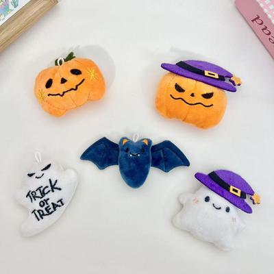 European & American Halloween Pumpkin Ghost Plush Keychain Toy: Festival Decoration