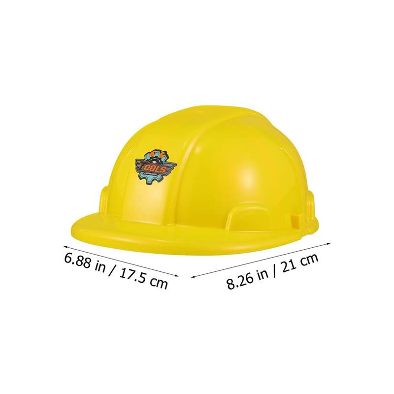 2 Stück Ingenieur-Sicherheitsspielzeug Bauhelm Kinderkleidung Plastikhüte Erwachsener LKW-Party Baby
