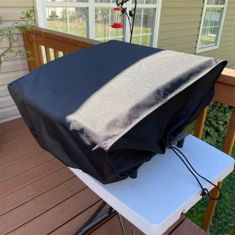 Tragbarer Grillofen Staubschutz Outdoor Oxford-Gewebe Wasserdicht Sonnenschutz Garten Schutzhülle für Grill Picknick Ofen Staubschutzhülle