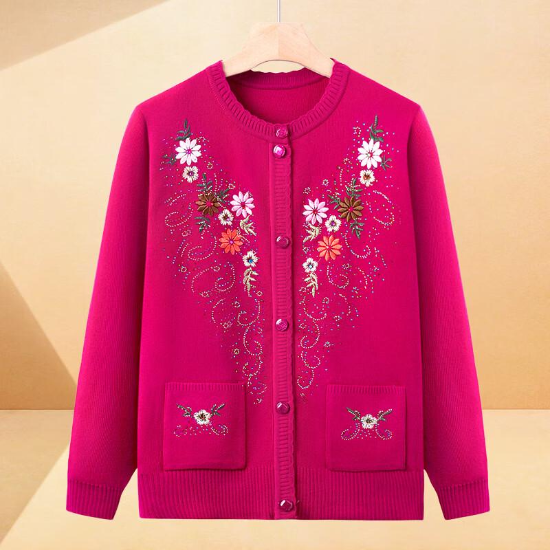 Langsha Women's Mid-Aged Knit Cardigan