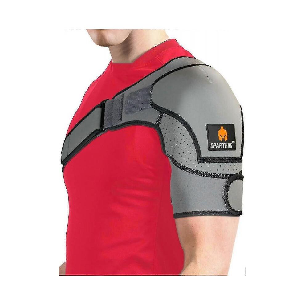 Schulterstütze - Stütz- und Kompressionsmanschette für Riss der Rotatorenmanschette, Schmerzlinderung im AC-Gelenk - Arm-Immobilisierungsband, Tasche für Kühlpack, Stabilisierungsgurt,-