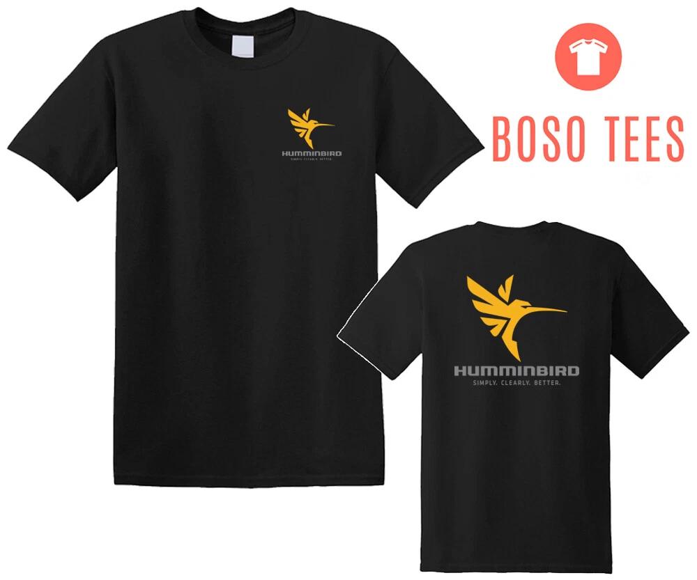 Men s and Women s T-shirts Humminbird Fishing Men Black Size S-5XL XXL