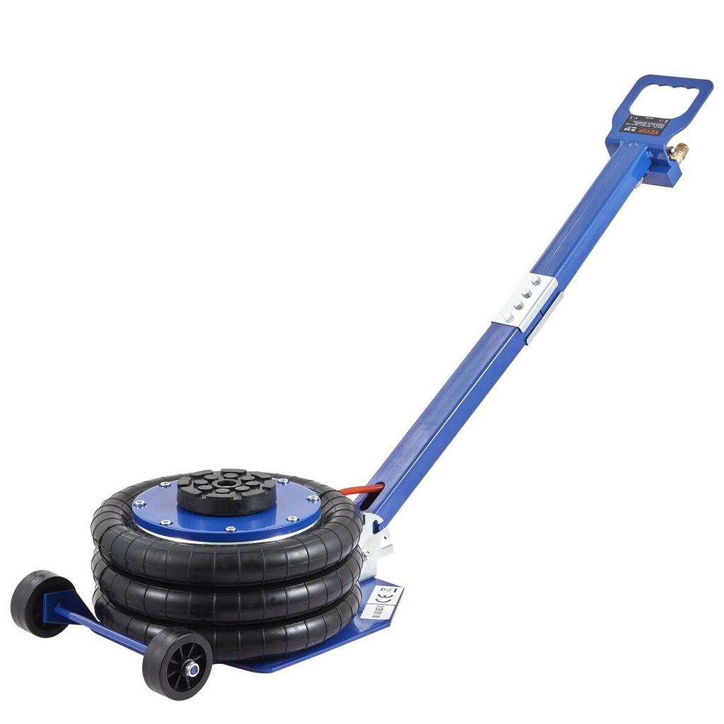 Air Jack, 3 Ton/6600 lbs Triple Bag Air Jack, Airbag Jack with Six Steel Pipes, Lift up to 17.7", 3-5 s Fast Lifting Pneumatic Jack, with Adjustable