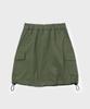 Slow Record House Nylon Cargo Mini Skirt_Khaki