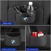 2025 Hot Car Door Storage Box PU Leather Auto Seat Back Hanging Trash Can Bin Accessories For BMW E46 E90 E60 F30 F10 E39 E36 F2