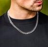 Silver Men' Chain Cuirass 925 SILVER DIAMONDED Italian 5mm FULL