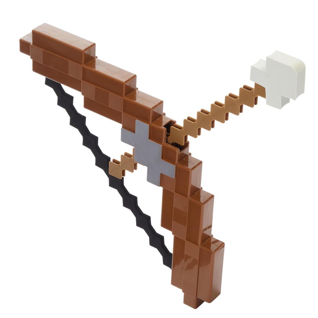 Mattel Minecraft Bow and Arrow Figure for Ages 6 and JDJ04 Kids, Costume, Cosplay, Up, Brown,