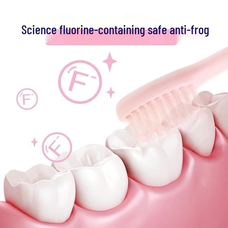 Ya Ya Le Children's Fluoride Liquid Pump Toothpaste Set (Pipi Edition)