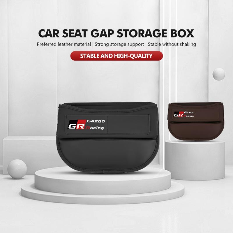 Car Seat Crevice Gap Storage Box Organizer Card Phone Holder Pocket For Toyota Supra Aygo Prado RAV4 Hilux Yaris Corolla 4Runner