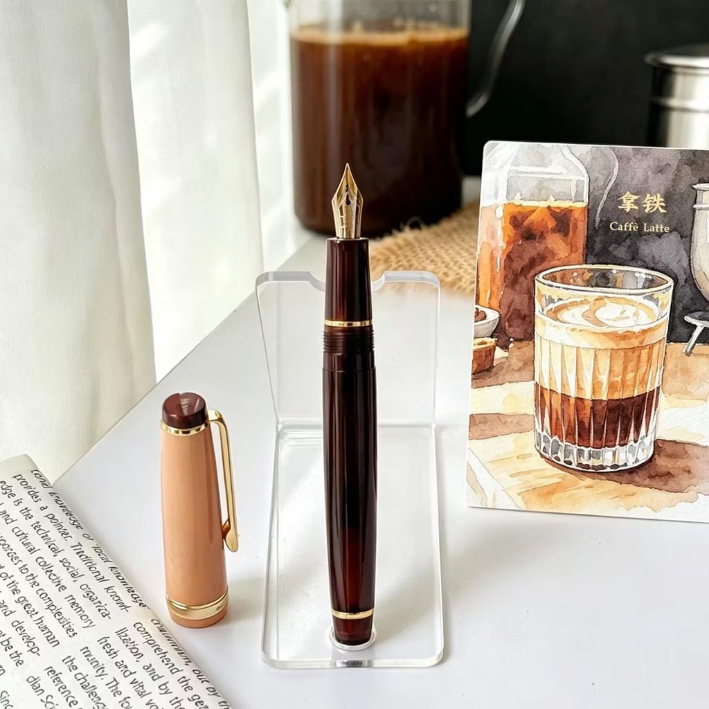 2026 Limited Edition Coffee Series ! JINHAO 82 Fountain Pen EF/F/M Gold Clip Writing Smooth Stationery Office School Supplies
