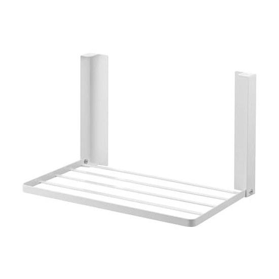 Yamazaki Washing Machine Side Magnet Folding Shelf White Approximately Tower Space-Saving Rack Type 5096