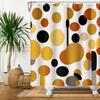 Cortina de Ducha Lineal Geométrica Baño Estilo Artístico Moderno Simple Poliéster Impermeable Decoración Cortina de Ducha para Baño