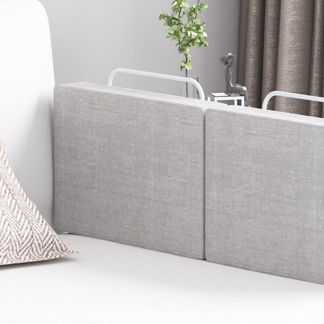 Safety Bed Guard: Soft Upholstered Rail