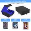 ZWSJLC Deck Case, Card Storage, Large Capacity, PU Leather, Trading Card Storage Box with 24 Dividers and Card Stoppers, Compatible with MTG and Other