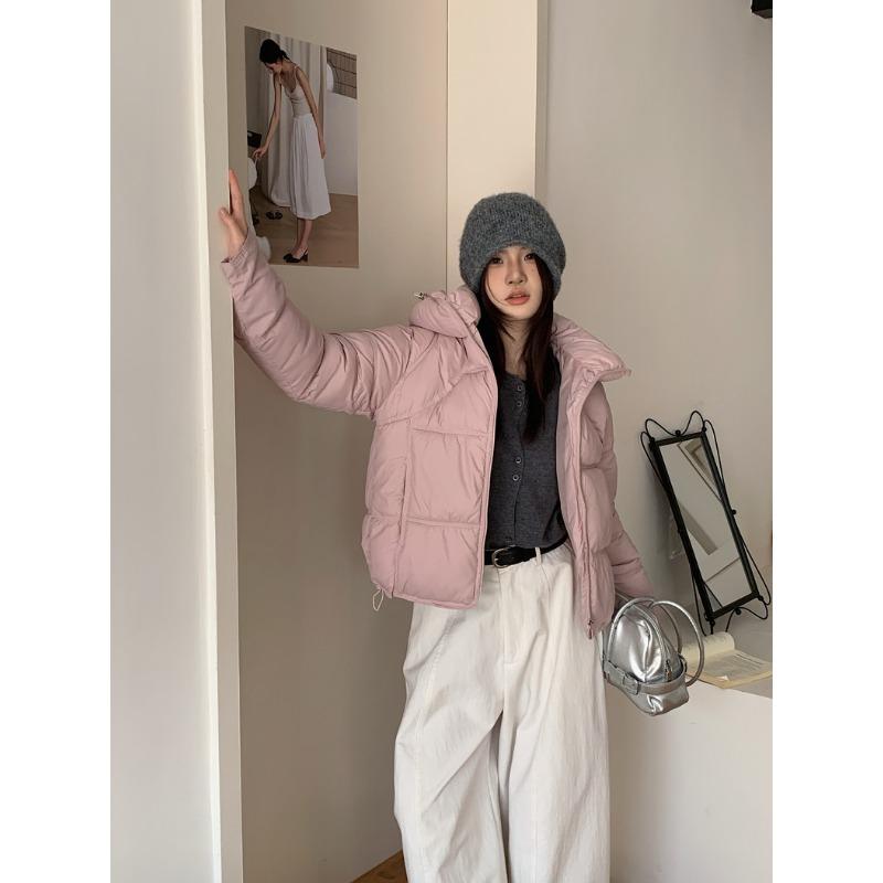 Women S Short Hooded Padded Cotton Coat Loose Warm Winter Jacket