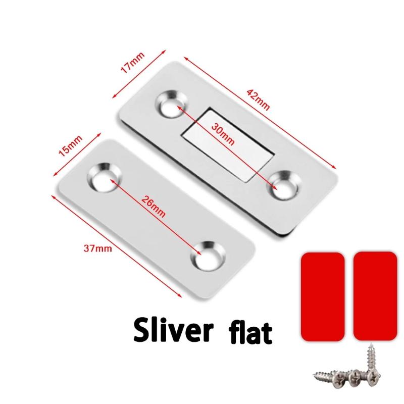2/4/8 Stück/Set Starker Türschließer Magnetischer Türfang Riegel Tür Magnet Möbel Schrank Schrank Schraube Rostfrei