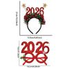 Pailletten 2026 Frohes Neues Jahr Stirnband Süßer Stern Weihnachtskopfschmuck Niedlich Kreativ Neujahr Dekorative Brille Foto-Requisite