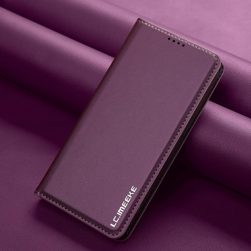 Strong Magnetic Cards Solt Wallet Leather Book Case For iPhone 16 Pro Max 16E 15 14 13 12 11 Flip Slim Bag Business Pocket Cover