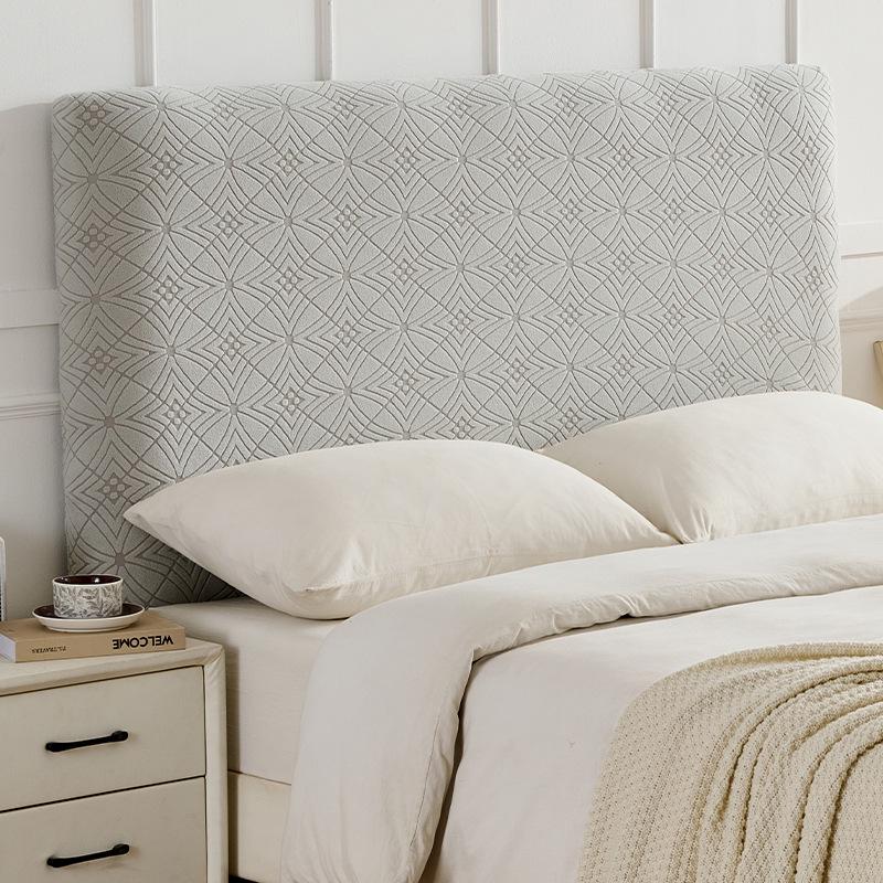 Jacquard Headboard Cover: Thickened, Dustproof, Non-slip, Wear-resistant, Elastic Slipcover & Backrest Protector