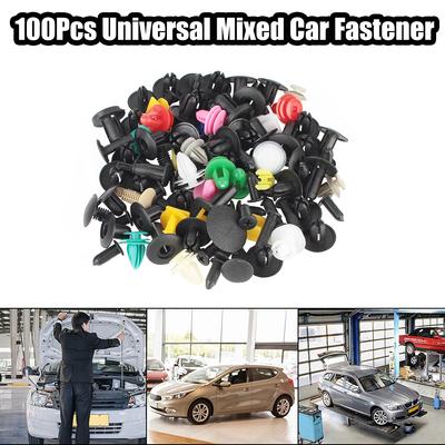 Clips Parachoques Coche Vehículo Surtido Sujetadores Automáticos Remache Retenedor Panel de Puerta Estilo Coche
