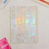 10pcs Laser Star 3/5inch Po Album Inner Sleeves Kawaii A5 Binder Refill Pockets Sleeves Toploader Pocards Notebook Diary