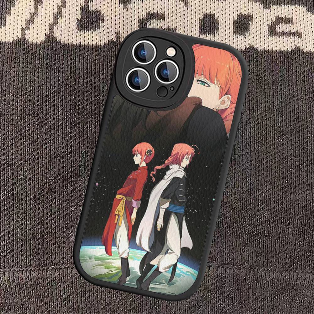 G-GINTAMA Anime Phone Case Hard Leather For IPhone 16 15 14 Mini 11 12 13 Pro Max Plus Fundas