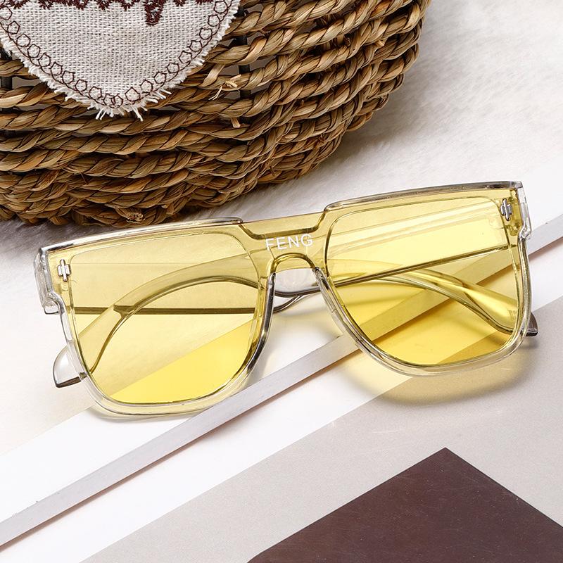 Children'S Sunglasses Trendy Boys And Girls Street Photography Large Frame Glasses Personalized Baby Uv Protection Sunglasses