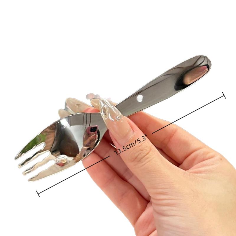 2 Pcs/Set Children Spoon Forks Box Kids Stainless Steel Kids Cutlery Portable Baby Feeding Utensils Baby Spoons Baby Tableware Set