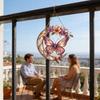 Butterfly Ornaments 2D Stained Decorative Home Decor Moon Light Catcher Window Hanger For Backyard Patio Balcony Tree Window