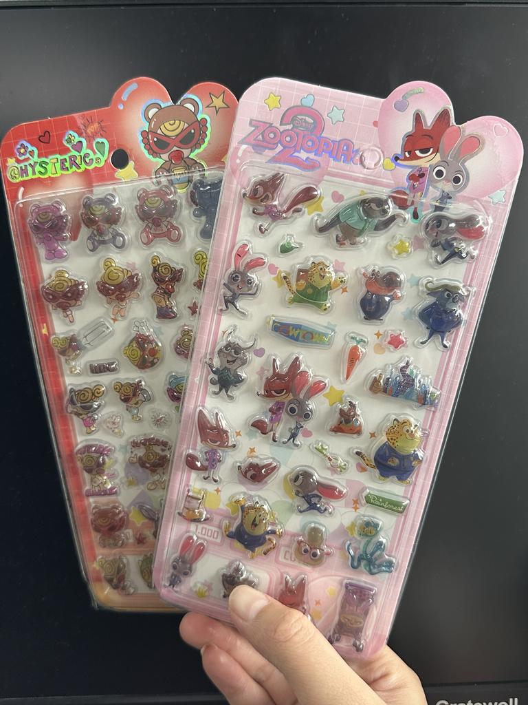 New Doraemon 3D Stereoscopic Crystal Stickers Creative Handbooks Stereoscopic Decoration Stickers
